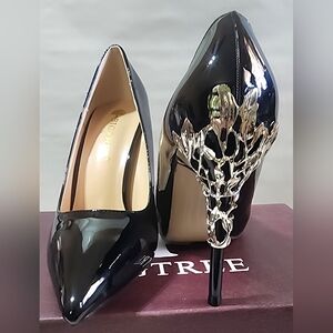 NIB Big Tree Elegant Black Stiletto Heels
